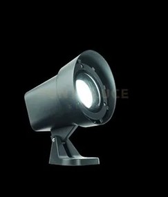 Spot guru gu10 nero h.20cm orientabile 1 luce attacco gu11