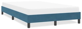 Giroletto Senza Materasso Blu Scuro 120x220 Cm İn Velluto /