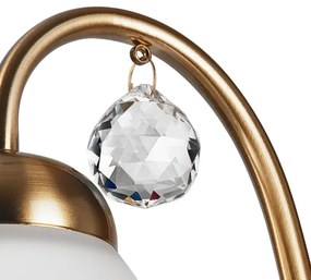 Lampada da parete MIRANDA 1xE27/60W/230V oro