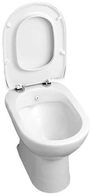 Vaso WC distanziato AZZURRA e bidet diana, sedile escluso P 52 x L 37 x H 39.5 cm bianco