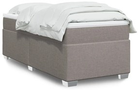Giroletto A Molle Con Materasso Tortora 90x190 Cm İn Tessuto /