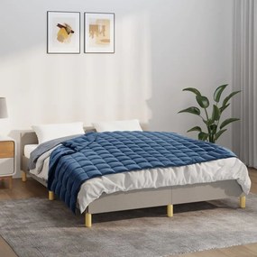 Coperta Ponderata Blu 152x203 Cm 7 Kg Tessuto /