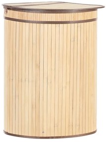 Cesta legno di bambù chiaro 60 cm BADULLA Beliani
