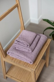 Set asciugamani in cialda di lino - Charcoal