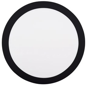 Solight WD174-B - Plafoniera LED LED/24W/230V 3000/4000/6000K nero rotondo