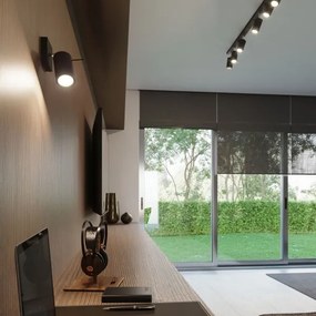 Sollux SL.1049 - Faretto da parete RING 1xGU10/10W/230V nero