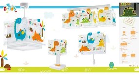 Dalber D-73452 - Lampadario per bambini DINOS 1xE27/60W/230V