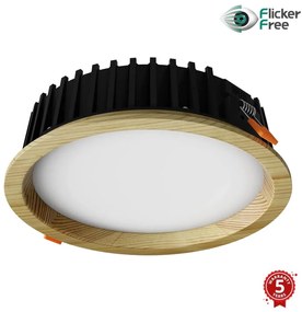 APLED-Lampada LED RONDO WOODLINE LED/12W/230V 3000K diametro 20 cm pino legno solido