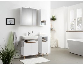 Mobile basso sospeso bianco senza lavello 60x53 cm Set 857 - Pelipal