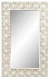 Specchio da parete DKD Home Decor Specchio Bianco Legno di mango Rombos (154 x 4 x 92 cm)