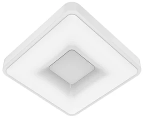 Plafoniera LED design Piazo, bianco 38x6.8 cm, luce con 3 temperature di colore, 2500 lumen INSPIRE