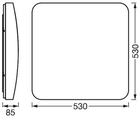 Ledvance - Plafoniera LED Dimmerabile SMART+ CLEAM LED/42W/230V Wi-Fi