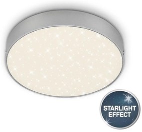 Briloner 7073-414 -Plafoniera LED STAR SKY LED/16W/230V diametro 21 cm argento