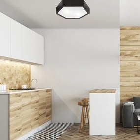 Plafoniera HEX 2xE27/60W/230V diametro 43 cm pino wenge