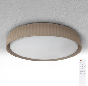 Brilagi - Plafoniera LED dimmerabile LUCIA LED/48W/230V Ø 41 cm marrone + telecomando