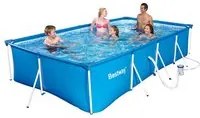 Piscina Rettangolare Con Telaio Bestway 56082 Dim. 399X211X H81 Cm 5700 Lt