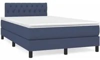 Letto a Molle con Materasso e LED Blu 120x190 cm in Tessuto 3270066