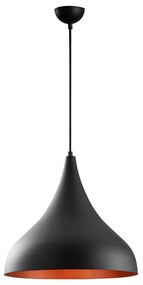 Lampadario nero con paralume in metallo ø 41 cm Sağlam – Opviq lights