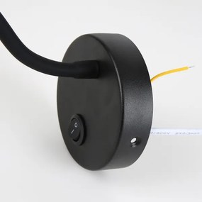 Brilagi - Lampada da parete flessibile dimmerabile a LED MAYA 1xG9/4W/230V nero