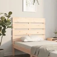 Testiera per Letto 100x3x80 cm in Legno Massello di Pino cod mxl 48572