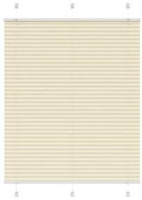Tenda Plissettata Crema 110x150 Cm Larghezza Tessuto 109,4 Cm /