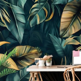 Carta da parati – Foglie di palma e banana