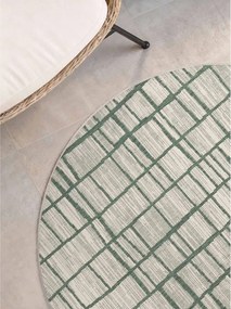 Tappeto da interno/esterno rotondo verde/color crema ø 200 cm Haringey Crouch – Ted Baker