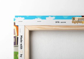 Quadro su tela – Macchinina sulla strada