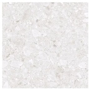 Pavimento 60x60 Cm Gres Porcellanato Effetto Graniglia Ceppo White Opaco