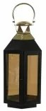 Lanterna DKD Home Decor S3019409 Cristallo Nero Dorato Ferro (22 x 20 x 46 cm)