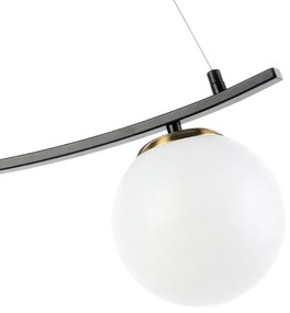 ONLI - Lampadario a sospensione con filo TRIO 3xE14/6W/230V nero