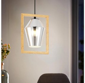 Eglo 99701 - Lampadario su corda VIGLIONI 1xE27/40W/230V