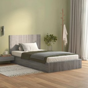 Testiera letto grigio sonoma 120x1,5x80 cm legno ingegnerizzato