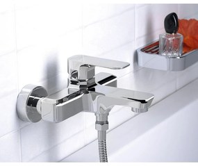 Rubinetto per vasca da bagno dorato da parete (con due uscite) Spy – Sapho