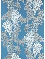Wisteria von Farrow & Ball - Chinese Blue/ Silver/ White Tie