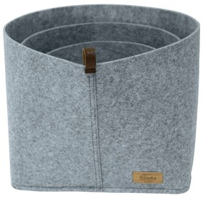 Organizer in feltro grigio, 24 x 16 cm Feli - Wenko