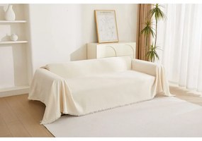 Copridivano color crema per divano a 3 posti Talo – Filumi