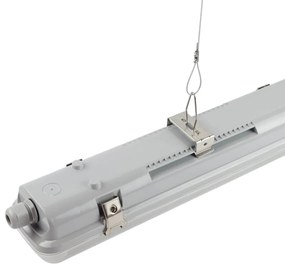 Plafoniera IP66 per 2 tubi LED 60cm - (Unilaterale) - Serie Professional