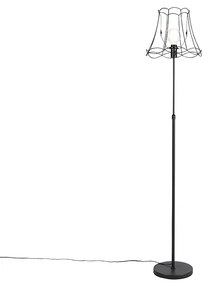 Lampada da terra nera con cornice Granny 35 cm regolabile - Parte