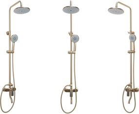 Set doccia Rea VERSO BRUSHED GOLD