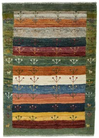 Gabbeh Tappeto 110x150 (Iran) Annodato A Mano