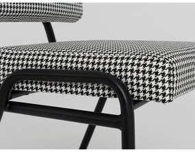 Sedia da pranzo bianca e nera Simple - CustomForm