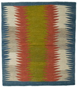 Kilim Tappeto 120 x 110 (Iran) Tessuto A Mano