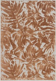 Tappeto Mayfair Modern in viscosa marrone ruggine L 290 x L 200 cm