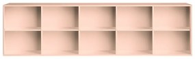 Libreria rosa chiaro da appendere 220x61x42 cm Mistral – Hammel Furniture