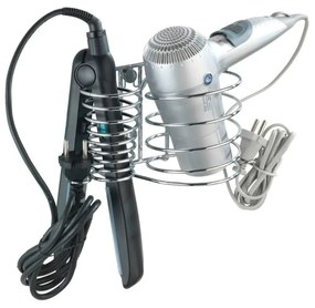 Supporto a parete per asciugacapelli e ferro arricciacapelli Milano - Wenko