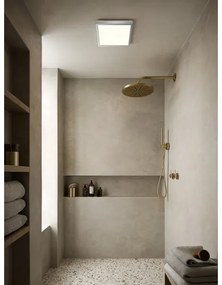 Nordlux - Plafoniera LED dimmerabile per bagno OJA 14,5W/230V 3000/4000K IP54 30x30 cm