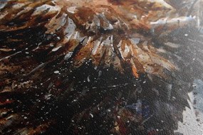 Quadro su tela – Re degli animali in acquerello