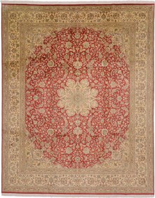 Cashmere Silk Tappeto 240 x 300 (Indian) Annodato A Mano