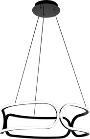 Lampada da soffitto LED APP790-CP TRIO BLACK